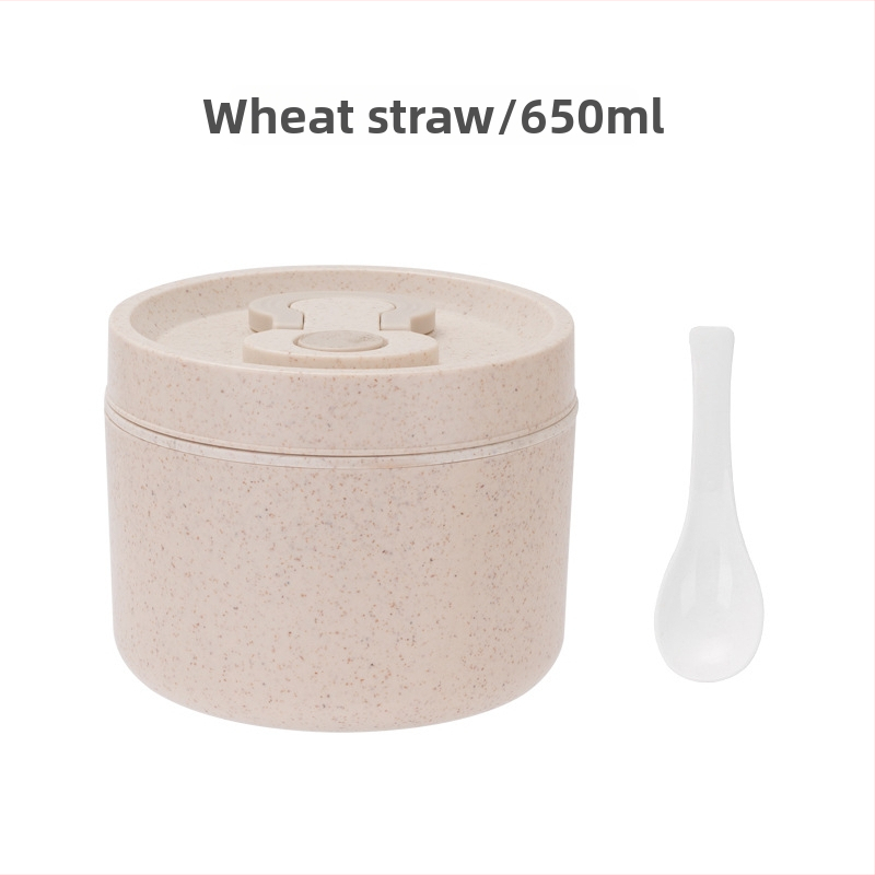 Kvadratinė plastikinė pietų dėžutė, tinkama naudoti mikrobangų krosnelėje, talpa 800-1000 ml, vieno sluoksnio, japonų stiliaus, su įrankiais