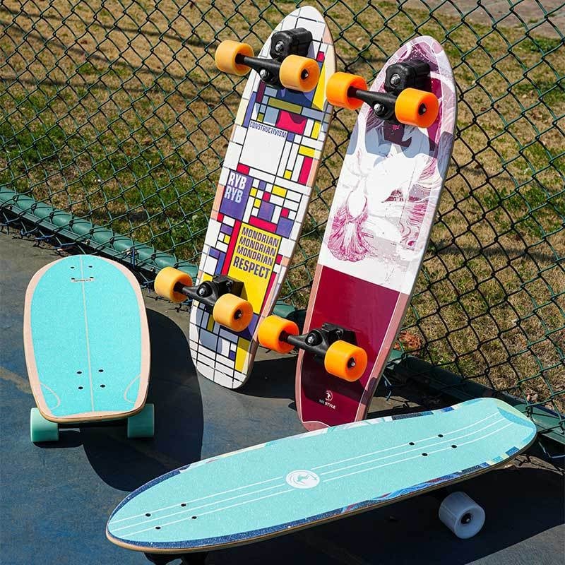 Скейтборд - PU материал, дъска с единичен рокер, общо предназначение, произход Zhejiang
