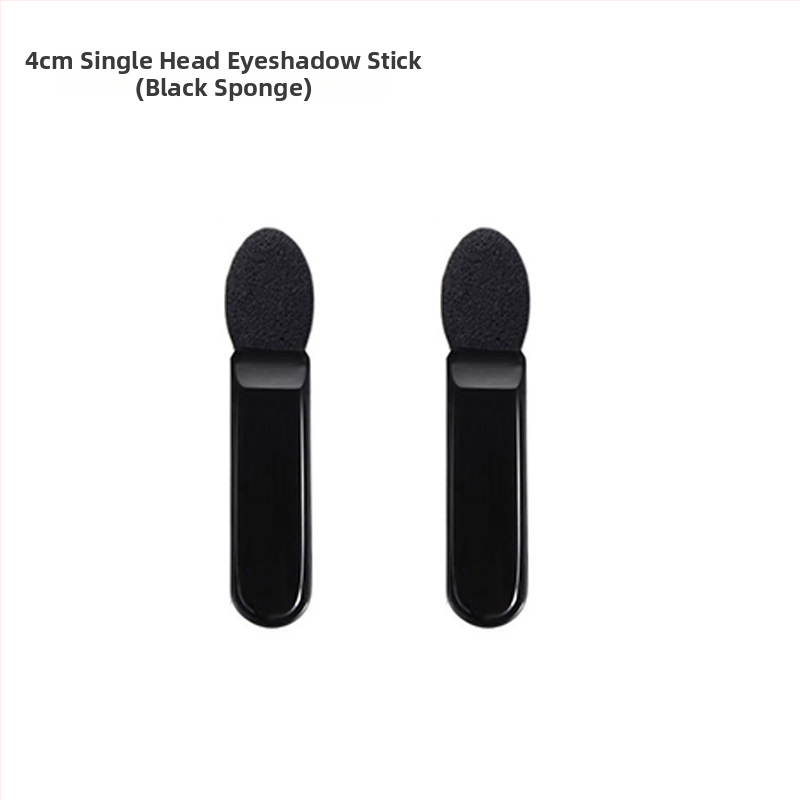 HEYI HY108 Ühekordsed kahepealine silma pintsel svampidega, kompaktne plastikust käepide, karvade pikkus reguleeritav, kogupikkus 4.5/7.5, komplekt