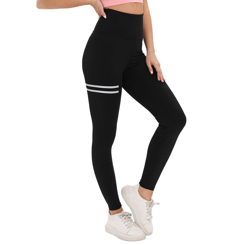 Set sport pentru alergare în aer liber și fitness, țesătură Lycra cu folie argintie, 82% poliester / 18% spandex, căptușeală Lycra, pentru toate sezoanele