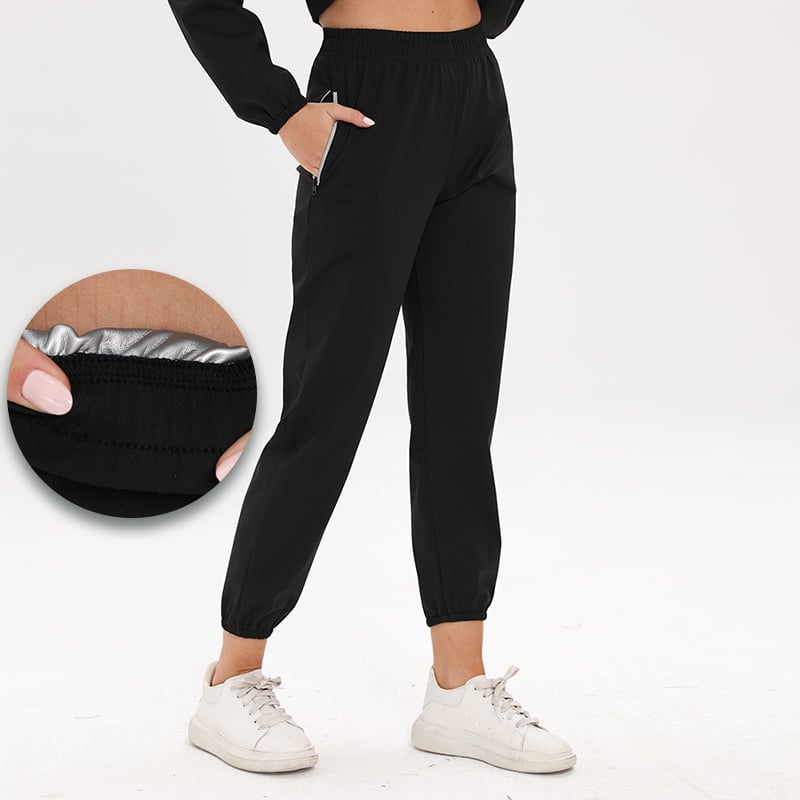 Set sport pentru alergare în aer liber și fitness, țesătură Lycra cu folie argintie, 82% poliester / 18% spandex, căptușeală Lycra, pentru toate sezoanele