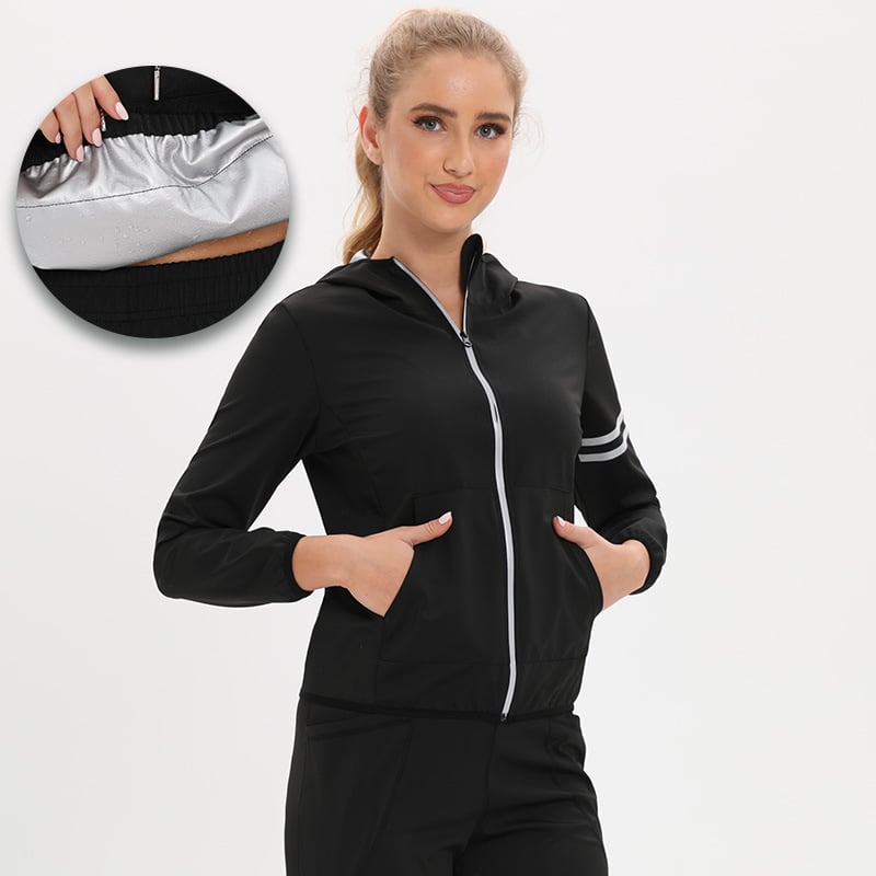 Set sport pentru alergare în aer liber și fitness, țesătură Lycra cu folie argintie, 82% poliester / 18% spandex, căptușeală Lycra, pentru toate sezoanele