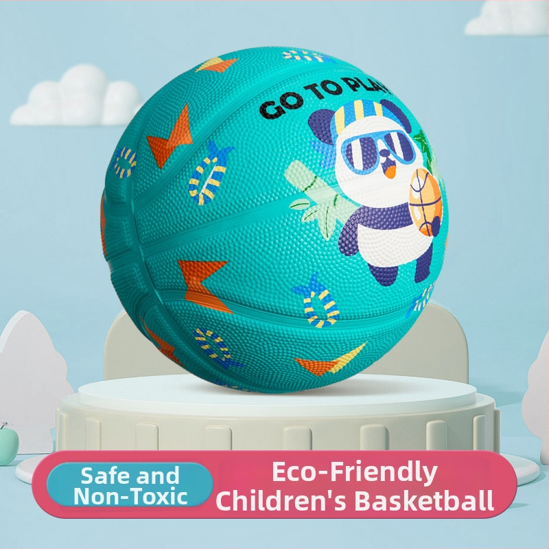 Vaikų guminis krepšinio kamuolys su spausdintu logotipu ir personalizacijos galimybe, prekė Witsar, skirtas krepšinio treniruotėms, nacionalinis standartas