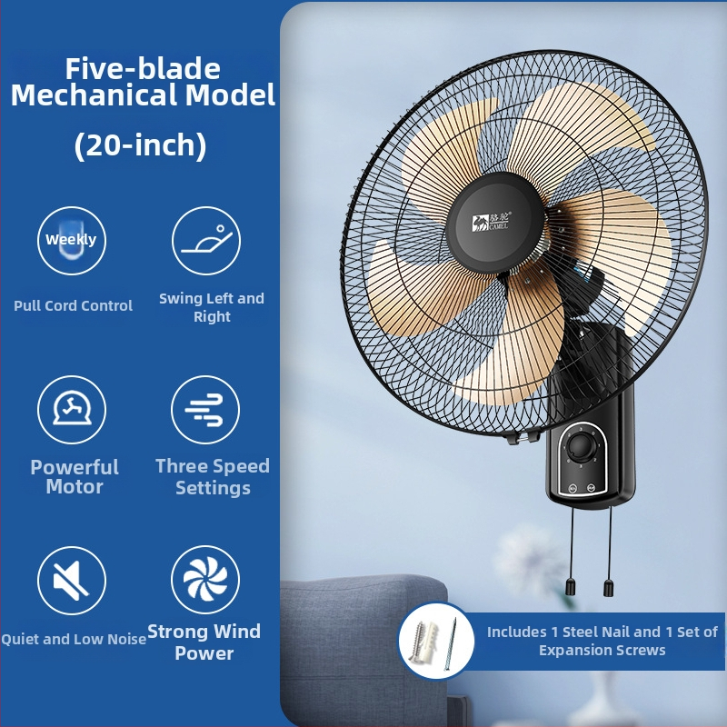 Camel B-02 Sieninis ventiliatorius, 5 mentelės, 60W, 220V, nuotolinis valdymas, kairėn–dešnėn oscilacija