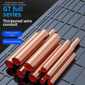 GT vara caurules terminālis, auksta presēšana vadu savienojums, CE sertifikāts, piemērots elektriskajām instalācijām