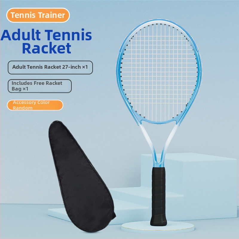 Teniso treniravimo raketė – aliuminio lydinio rėmas; svoris 95–100 g; rankenos storis G1; raketės tipas: tiesus smūgis; siūlų medžiaga: nailonas