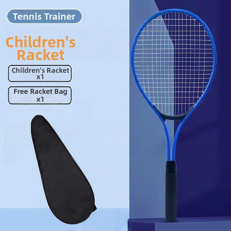 Teniso treniravimo raketė – aliuminio lydinio rėmas; svoris 95–100 g; rankenos storis G1; raketės tipas: tiesus smūgis; siūlų medžiaga: nailonas