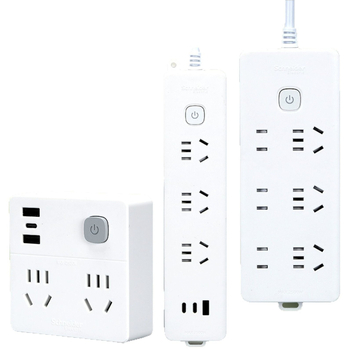 Schneider Electric USB maitinimo juosta, 10A, 220V, 2000W, tipas 86, naujas nacionalinis standartas