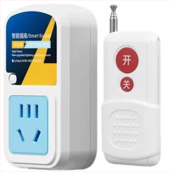 Безжично дистанционно управление за 220V гнездо, без кабели, 10A, 2000W, контакти от фосфор бронз за домашно осветление и водни помпи