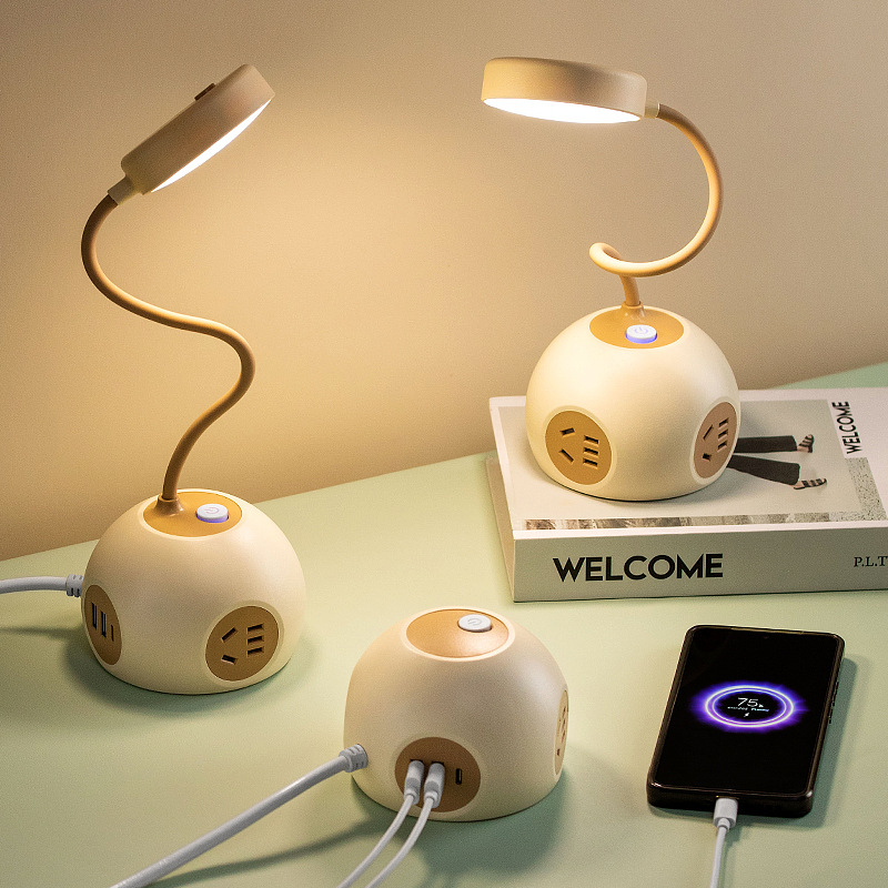 Grain Cow USB сферичен разклонител за бюро — CCC сертифициран, настолен монтаж