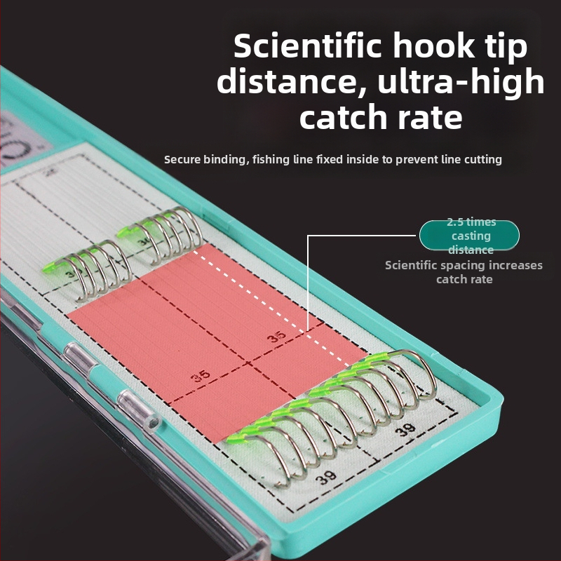 Guandong háčik na rybárstvo, dvojitý háčik s ostrými hrotmi, hotový na použitie, na sladkovodný rybolov v rieke, jazere a vodnom nádrži