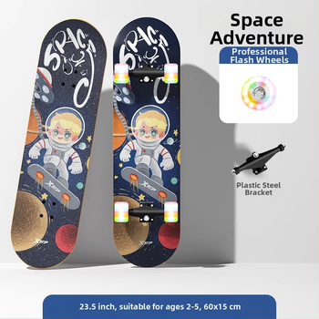 XTEP dječji skateboard - Double Kickboard, Mixed Material, TBHB-20240815, za početnike