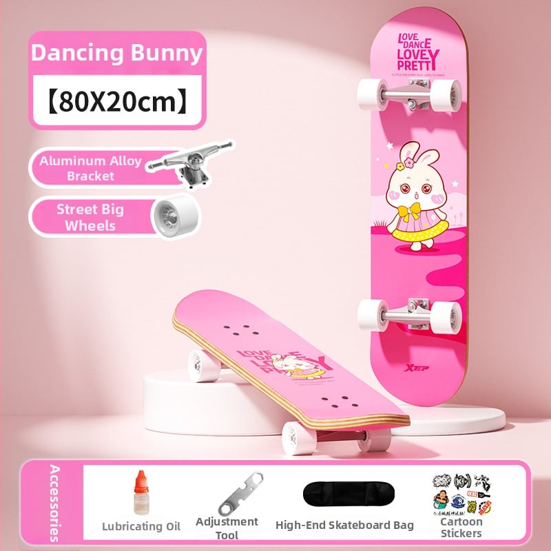 XTEP dječji skateboard - Double Kickboard, Mixed Material, TBHB-20240815, za početnike