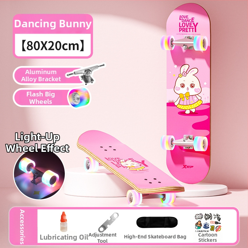 XTEP dječji skateboard - Double Kickboard, Mixed Material, TBHB-20240815, za početnike