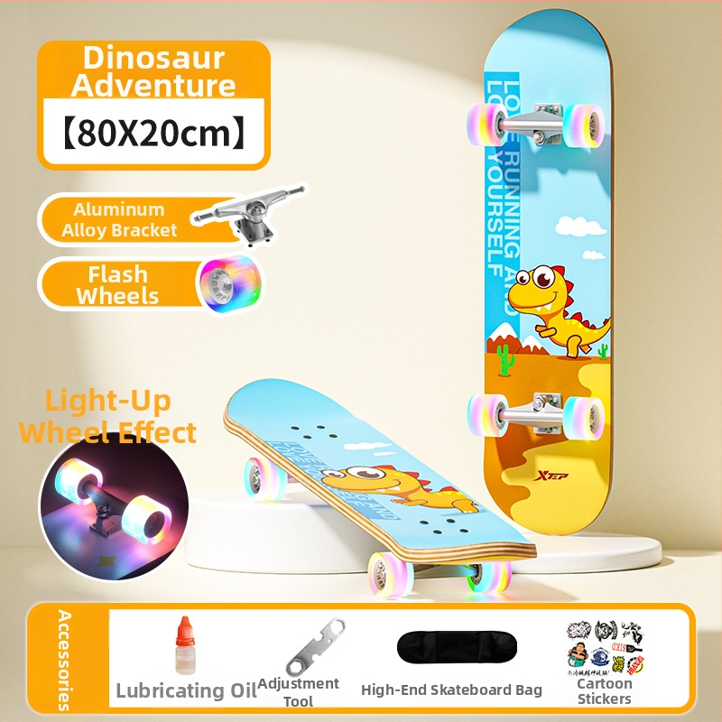 XTEP dječji skateboard - Double Kickboard, Mixed Material, TBHB-20240815, za početnike