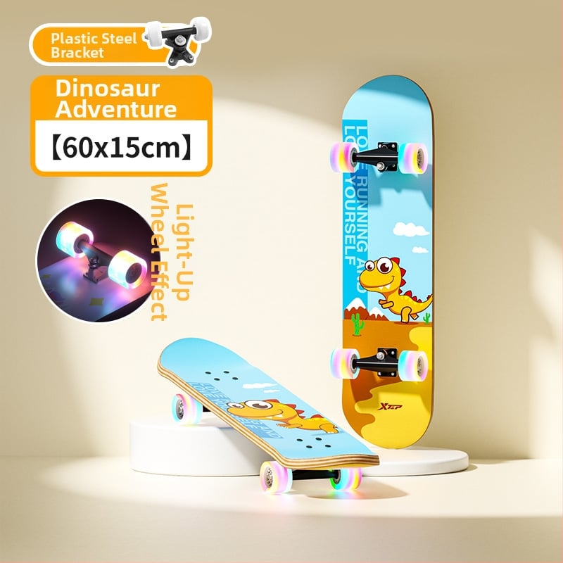 XTEP dječji skateboard - Double Kickboard, Mixed Material, TBHB-20240815, za početnike