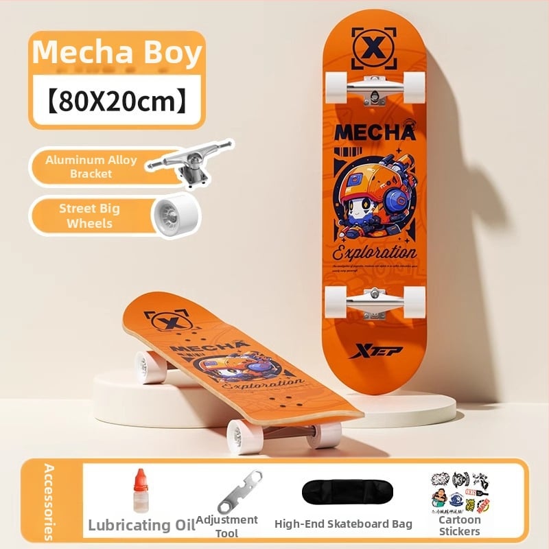 XTEP dječji skateboard - Double Kickboard, Mixed Material, TBHB-20240815, za početnike