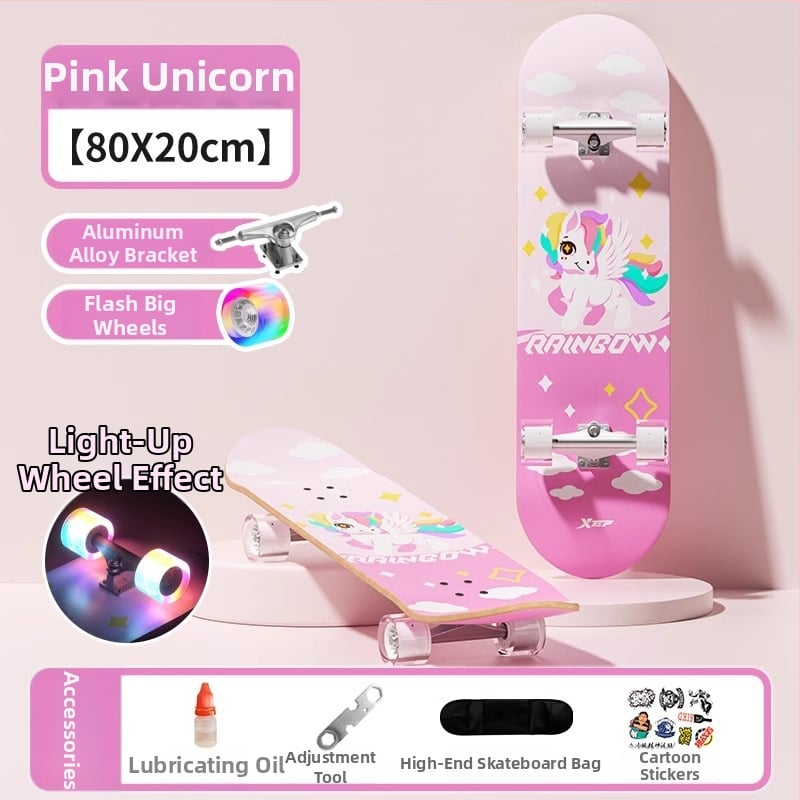 XTEP dječji skateboard - Double Kickboard, Mixed Material, TBHB-20240815, za početnike