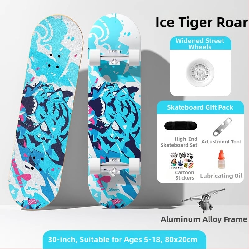 XTEP dječji skateboard - Double Kickboard, Mixed Material, TBHB-20240815, za početnike