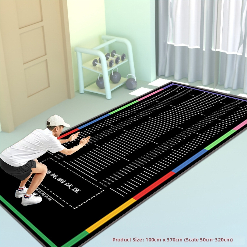 Stovintis šuolių kilimėlis fizinio pasirengimo testui – Yongxin, mikropluoštas, sporto kilimėlis, tinkamas bėgimui, fitnesui ir šokiui