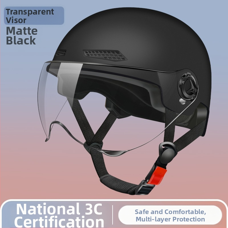 HALF HELMET ABS pentru vehicul electric, certificat 3C, pentru naveta urbană