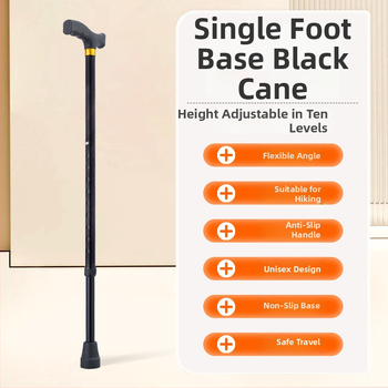 Trekingová palica z hliníkovej zliatiny, varianty: jednonožná, trojnožná a štvornožná