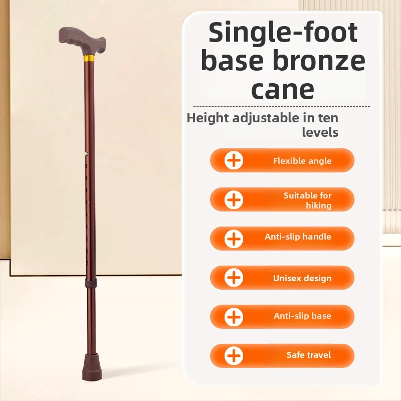 Trekingová palica z hliníkovej zliatiny, varianty: jednonožná, trojnožná a štvornožná