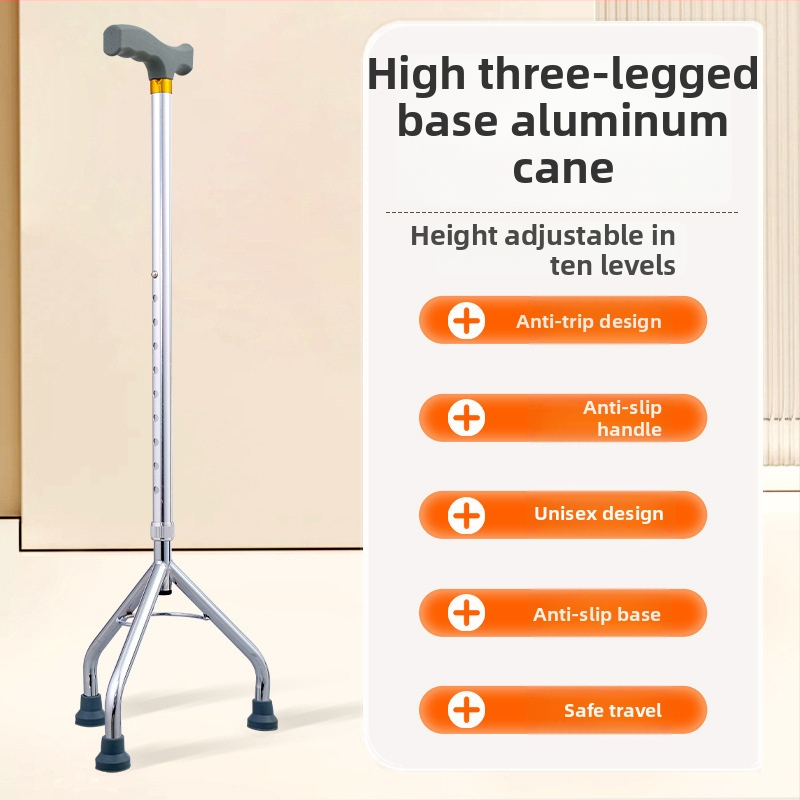 Trekingová palica z hliníkovej zliatiny, varianty: jednonožná, trojnožná a štvornožná