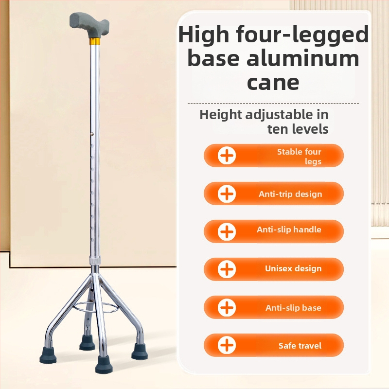 Trekingová palica z hliníkovej zliatiny, varianty: jednonožná, trojnožná a štvornožná