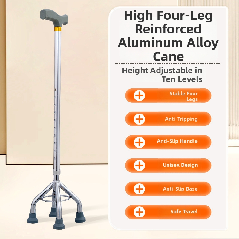 Trekingová palica z hliníkovej zliatiny, varianty: jednonožná, trojnožná a štvornožná