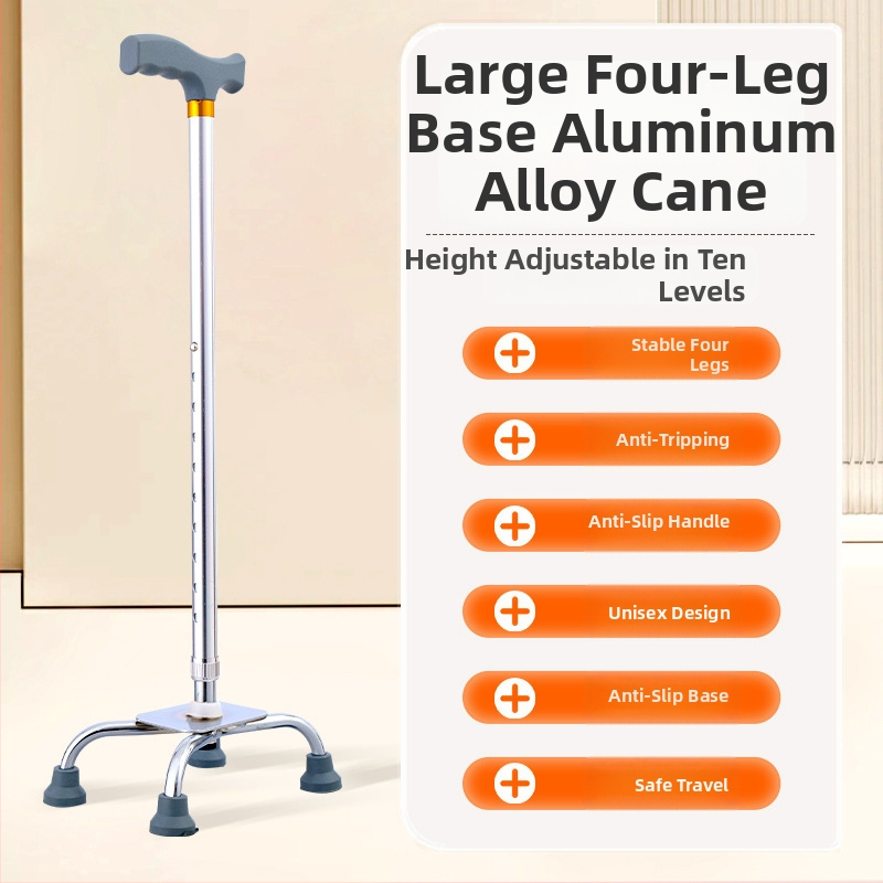 Trekingová palica z hliníkovej zliatiny, varianty: jednonožná, trojnožná a štvornožná