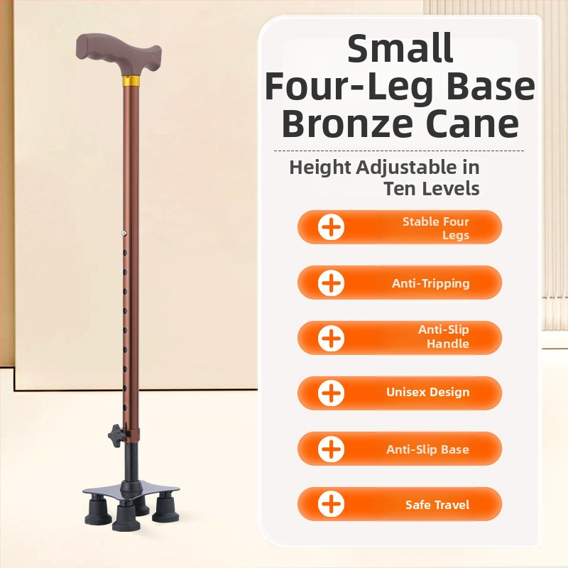 Trekingová palica z hliníkovej zliatiny, varianty: jednonožná, trojnožná a štvornožná