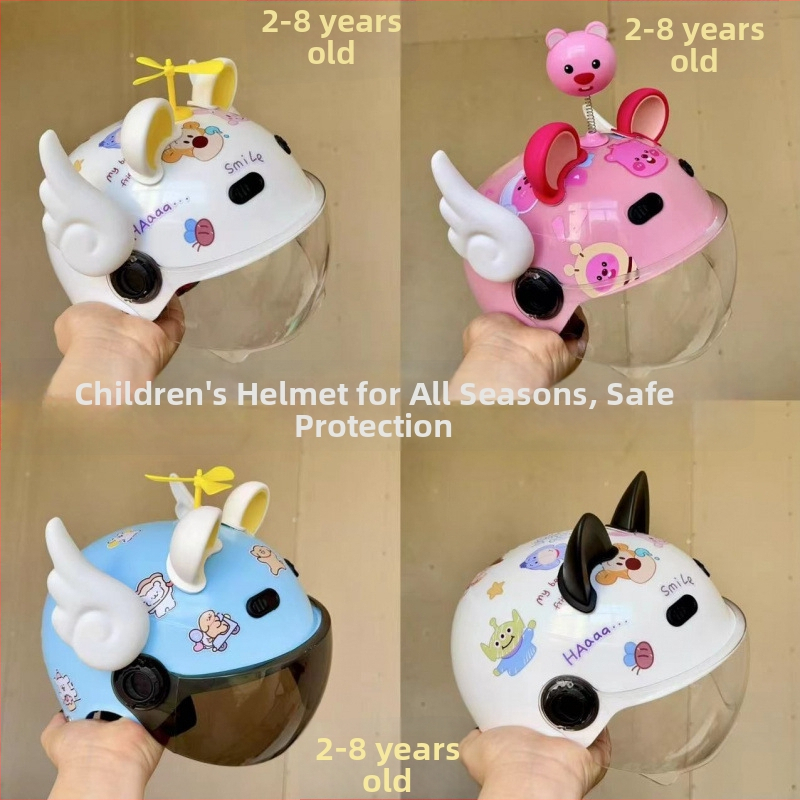 Vaikų pusės šalmas elektriniams transporto priemonėms, keturių sezonų naudojimui, PP medžiaga, GB811-2022B sertifikatas, off-road