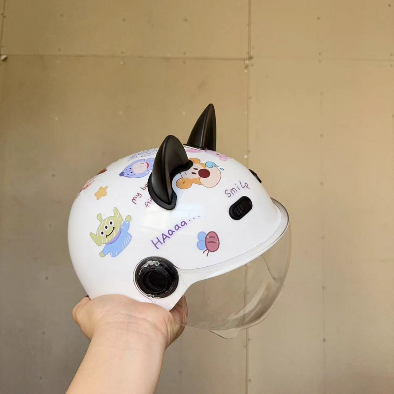 Cască pentru copii, tip semicască, pentru vehicule electrice, utilizare în patru sezoane, material PP, certificat GB811-2022B, pentru off-road