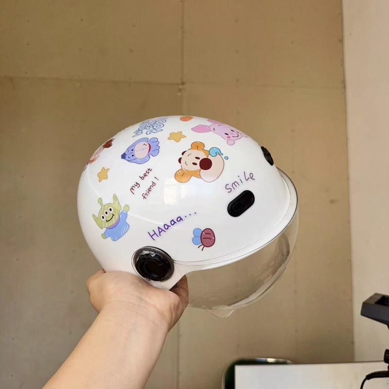 Cască pentru copii, tip semicască, pentru vehicule electrice, utilizare în patru sezoane, material PP, certificat GB811-2022B, pentru off-road