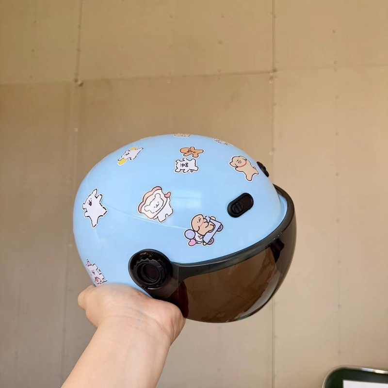 Cască pentru copii, tip semicască, pentru vehicule electrice, utilizare în patru sezoane, material PP, certificat GB811-2022B, pentru off-road