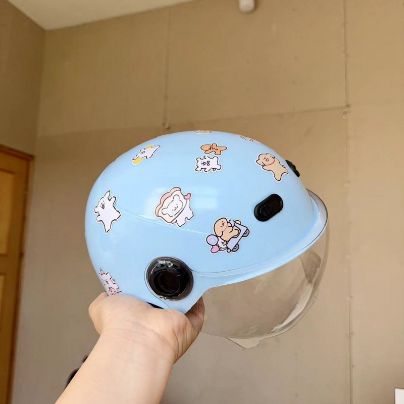 Cască pentru copii, tip semicască, pentru vehicule electrice, utilizare în patru sezoane, material PP, certificat GB811-2022B, pentru off-road