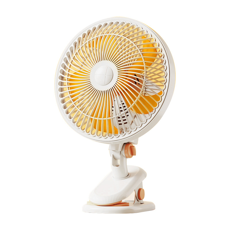 Mini klipszes/asztali ventilátor falra szerelhető opcióval, 5 lapát, AC motor, 2 sebesség, hálózati áram