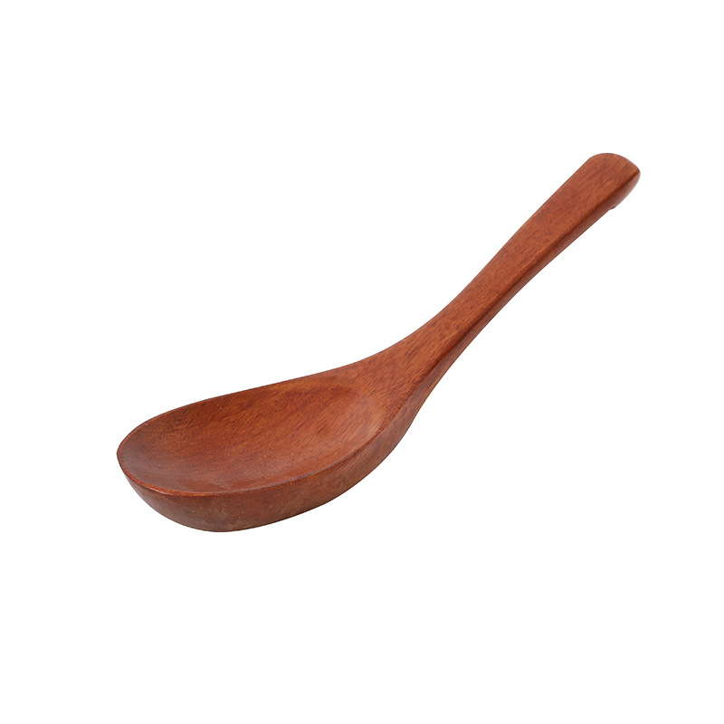 Drvena žlica, modern minimalistički stil, tiskano logo, prilagodljiva obrada, He Shi home marka, prvoklasna kvaliteta