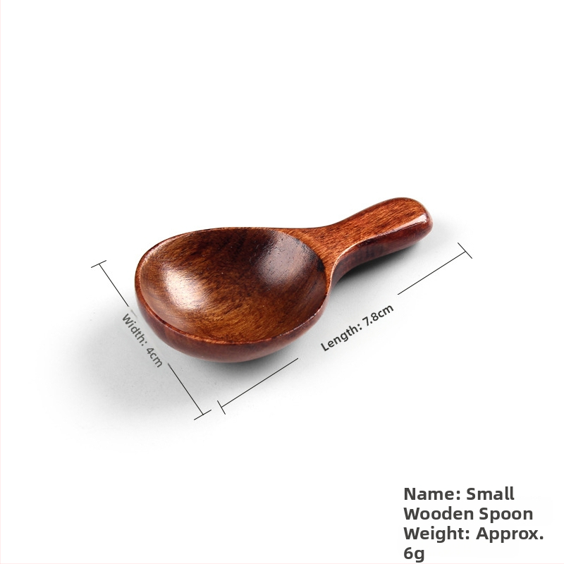 Drvena žlica, modern minimalistički stil, tiskano logo, prilagodljiva obrada, He Shi home marka, prvoklasna kvaliteta