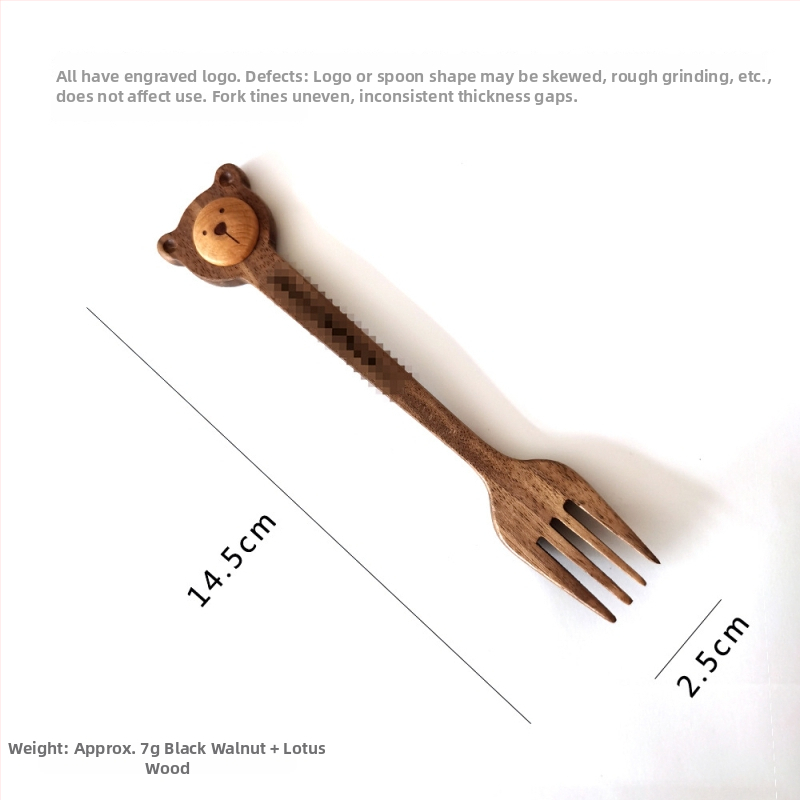 Drvena žlica, modern minimalistički stil, tiskano logo, prilagodljiva obrada, He Shi home marka, prvoklasna kvaliteta