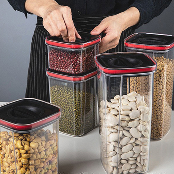 Uždaros PET laikymo talpykla su dangteliu, stačiakrio formos, 1–2 L