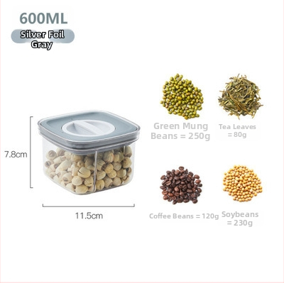 Uždaros PET laikymo talpykla su dangteliu, stačiakrio formos, 1–2 L