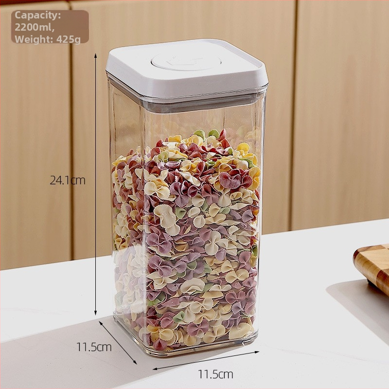 Uždaros PET laikymo talpykla su dangteliu, stačiakrio formos, 1–2 L