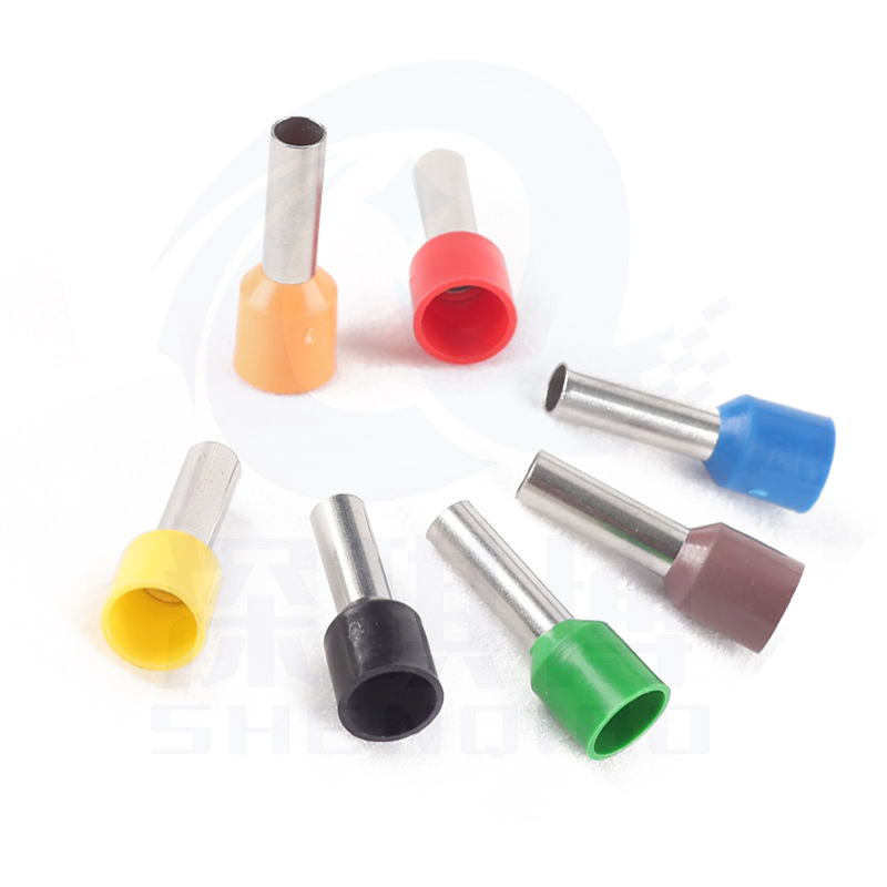 Shen Qibo rúrový terminál E0508 VE1008 E1508, PVC izolovaný, pre elektrikárov