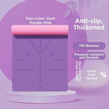 TPE joogamat, 6 mm paksus, 650 g kaal