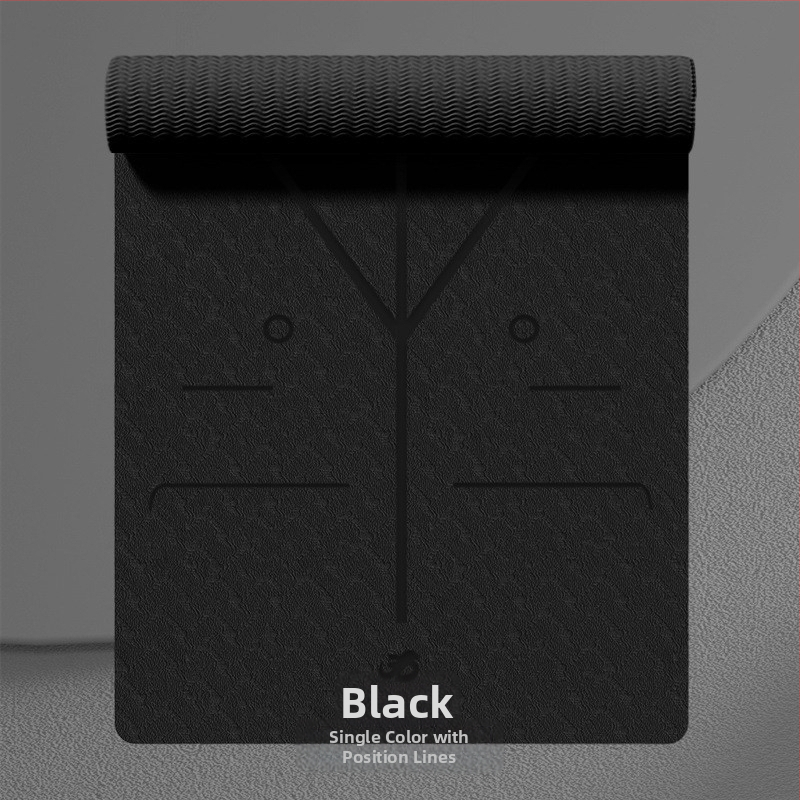 TPE joogamat, 6 mm paksus, 650 g kaal