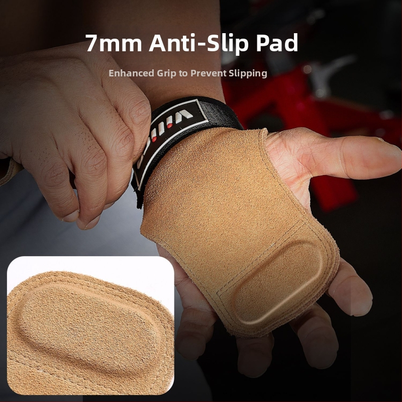 Svara vilkšanai plaukstas aizsargs – govs āda, pretslīdēšana, četru pirkstu plaukstas aizsargs