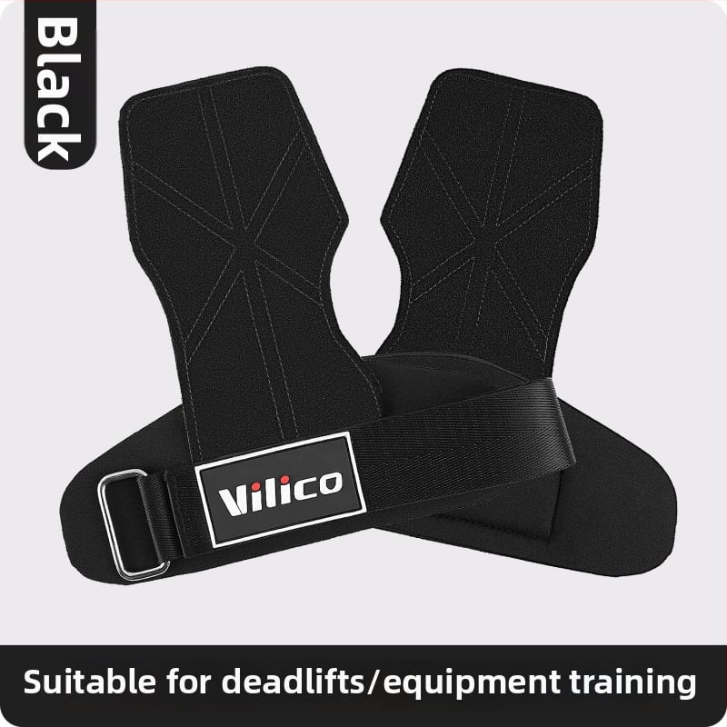 Protecție pentru palmă la ridicarea greutăților – piele de vită, anti-derapant, cu patru degete