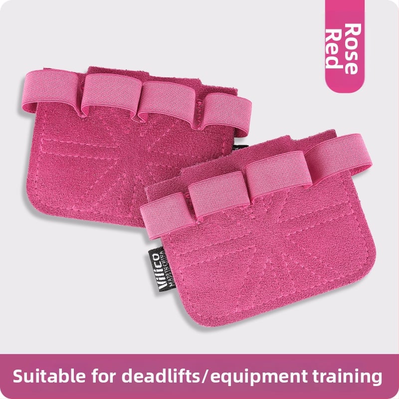 Protecție pentru palmă la ridicarea greutăților – piele de vită, anti-derapant, cu patru degete